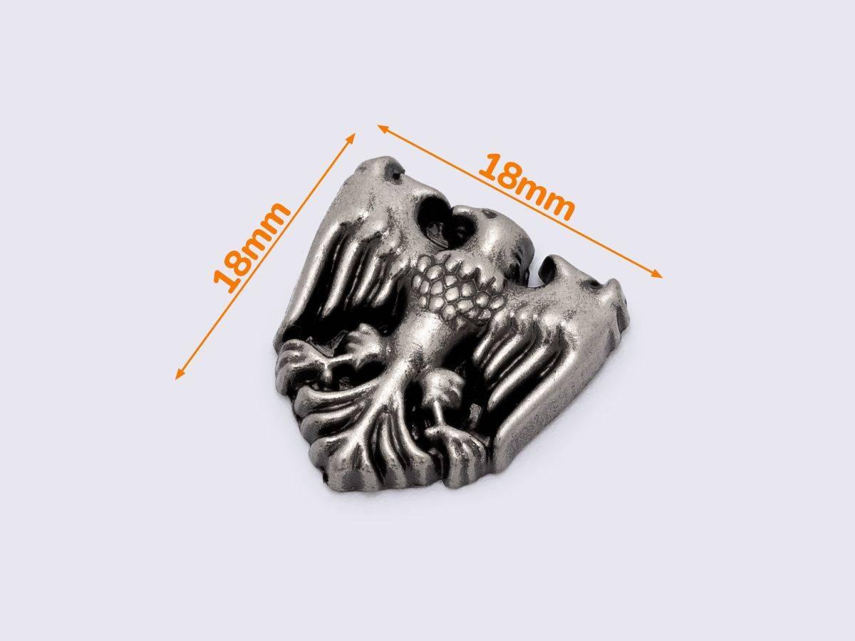 Кончо 18*18мм кол.старе срібло(К-059), фото 1