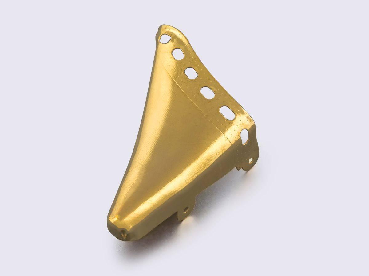 Носики / миски металеві декоративні №2, золото, фото 1