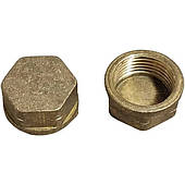 Заглушки латунні нікельовані