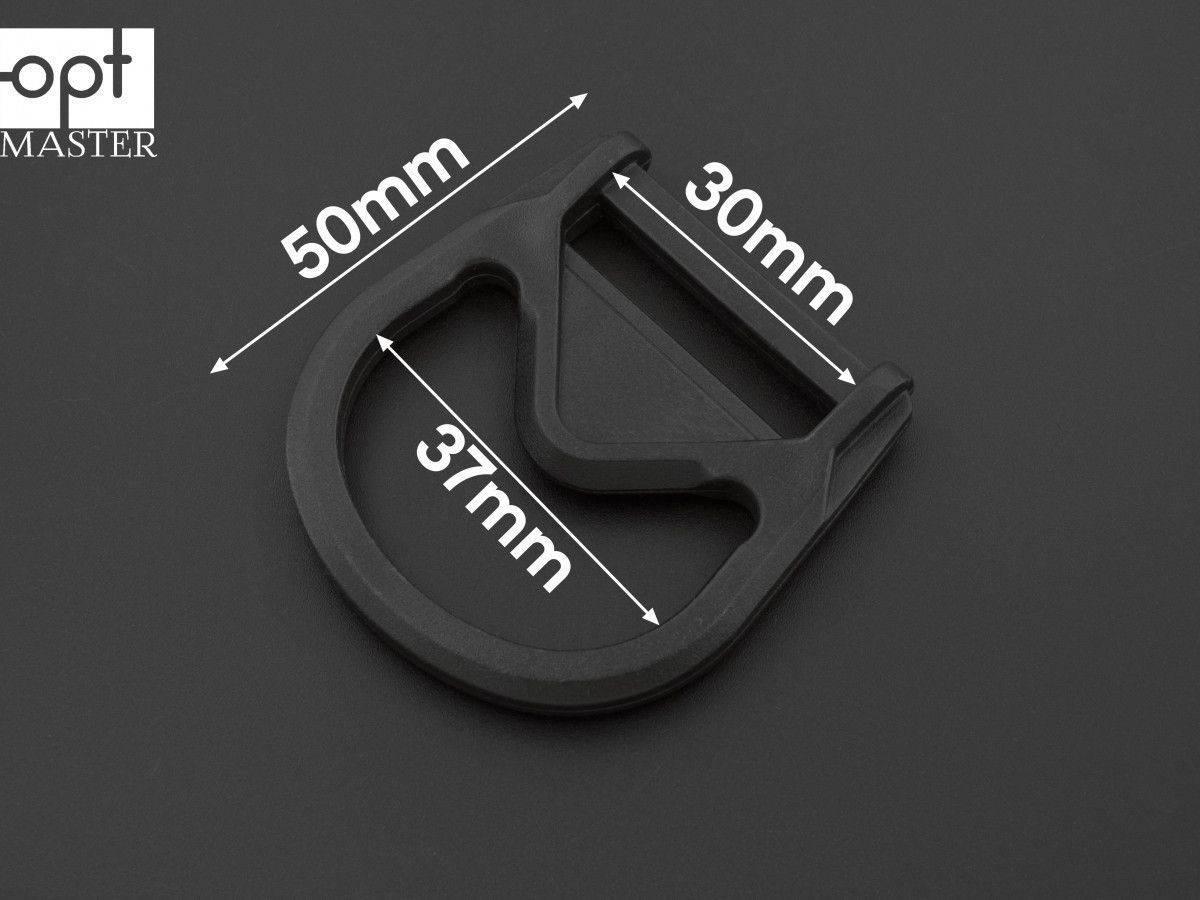 Півкільце пластикове 30 мм чорне ПК-(B)31133, фото 1