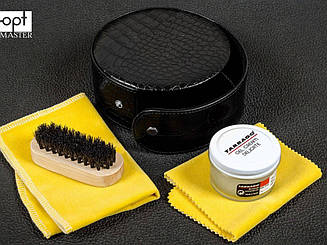 Набір для догляду за взуттям Tarrago BLACK TRAVEL KIT FOR DELICATE LEATHER, TCV15