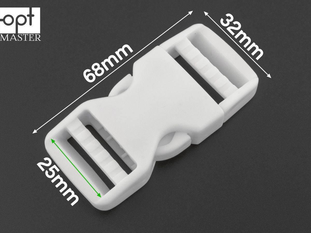 Фастекс пластиковий 25 мм білий ФК-(В)25146, фото 1