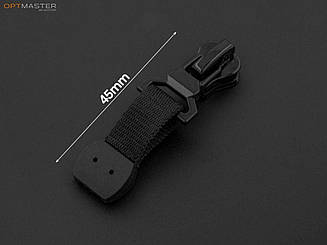 Бігунок №5 на пластикову блискавку (з фіксатором), кол.чорний, арт. HH-5564