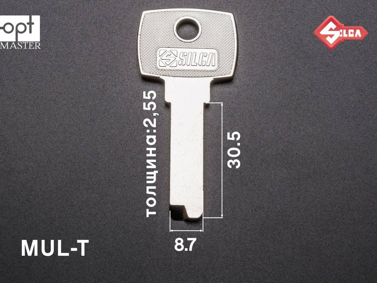 MTK1 Silca заготовка лункового ключа, фото 1