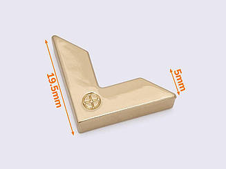 Закінчення 19.5мм кол. золото (65-657)