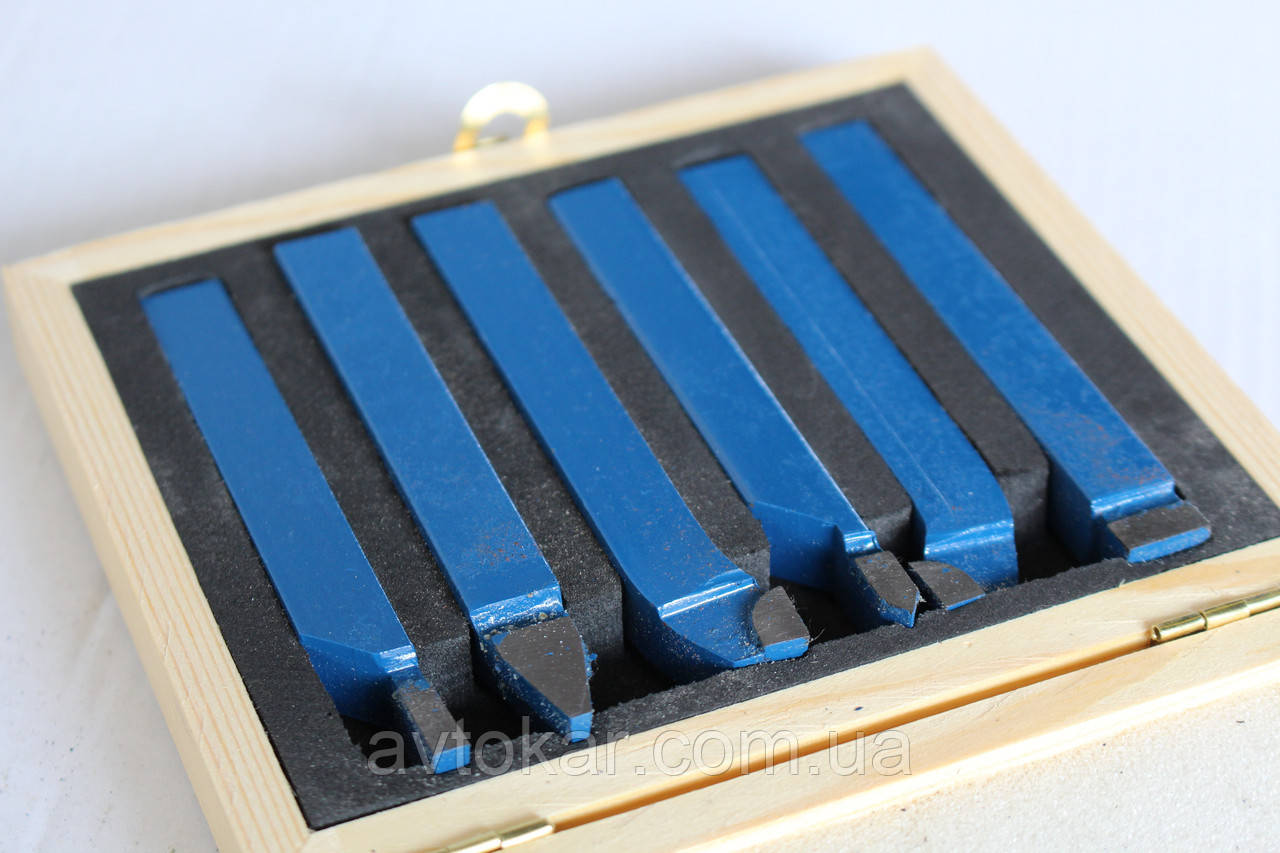 Різці токарні, КОМПЛЕКТ із 6 шт. 12 мм Holzmann 6TLG12, фото 1