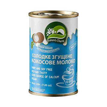Молоко Кокосове Згущене 200 г Nature's Charm