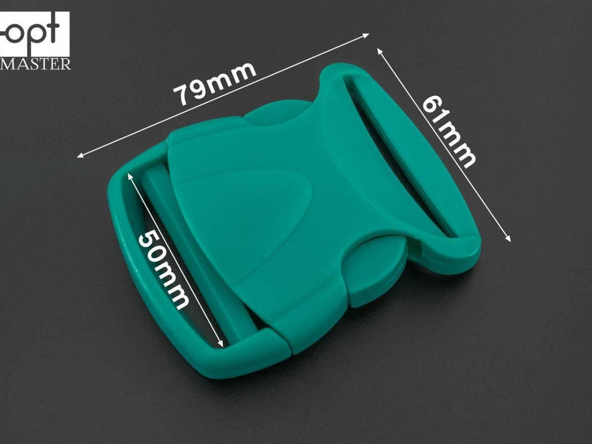 Фастекс пластиковий 50 мм темно-бірюзовий ФК-(В)50040, фото 1