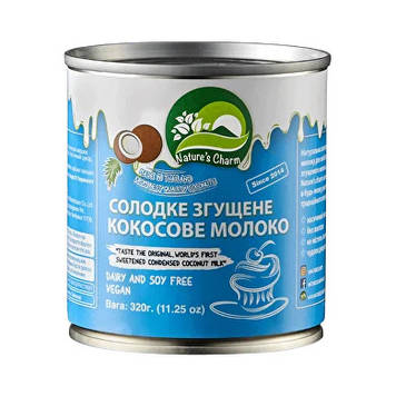 Молоко Кокосове Згущене 320 г Nature's Charm