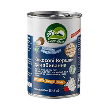 Вершки Кокосові для Збивання 400 мл. Nature's Charm