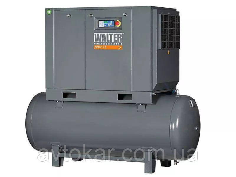 Гвинтовий компресор з ремінним приводом WALTER SKTG 15/500 SXP з ресивером 500 л, фото 1