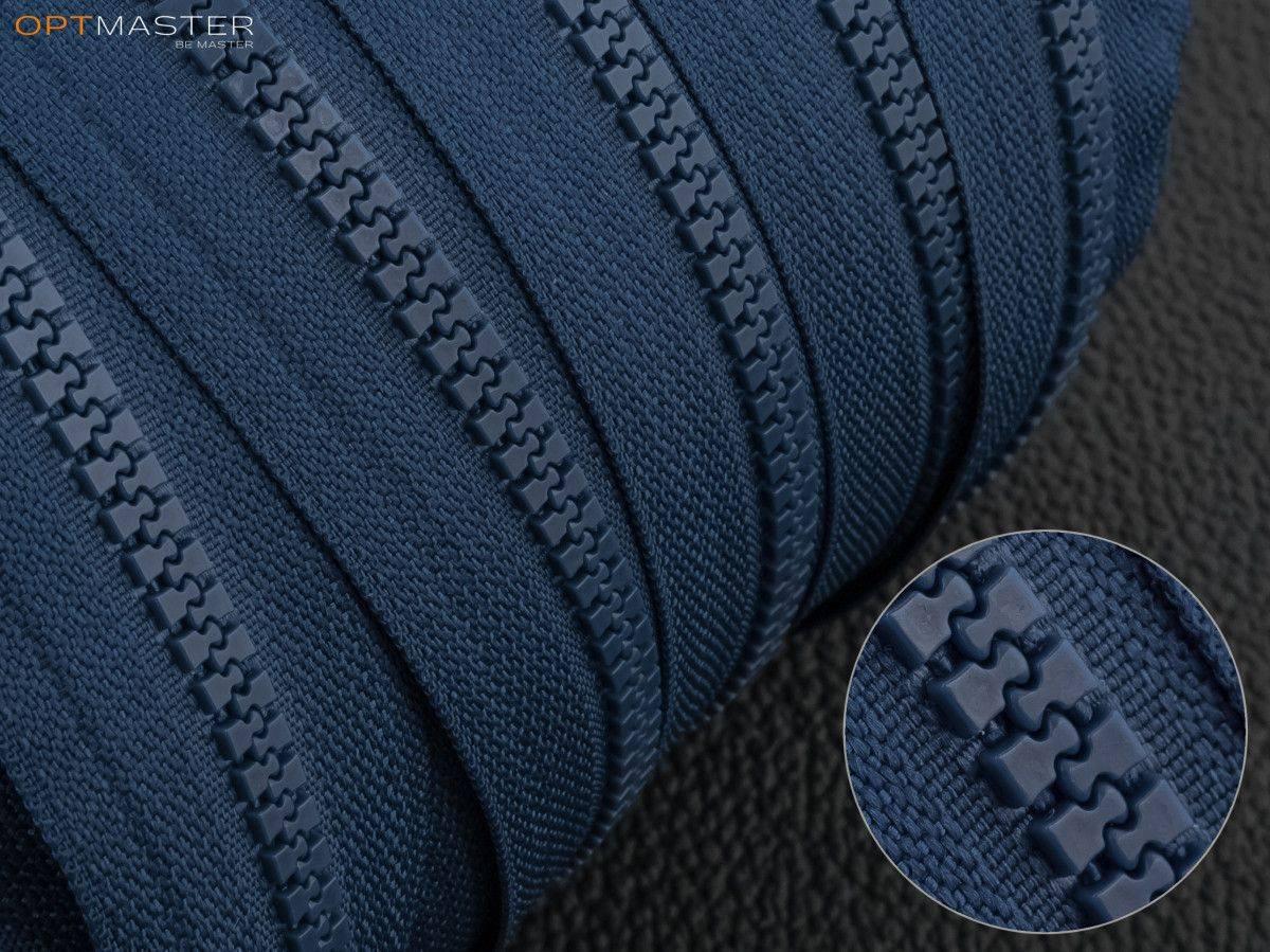 Застібка блискавка пластикова (тракторна) №5 RZ-020 синій, фото 1