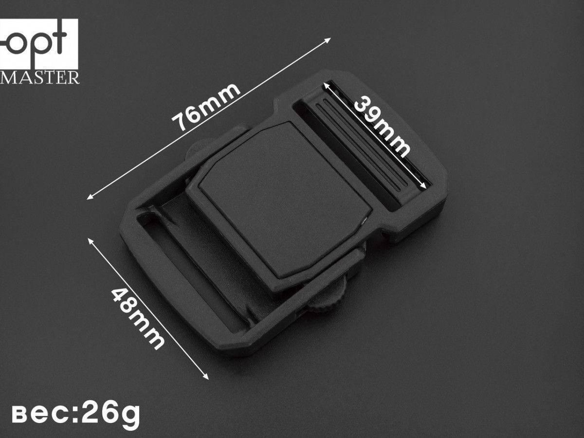 Фастекс пластиковий чорний 38 мм арт. 2501, фото 1