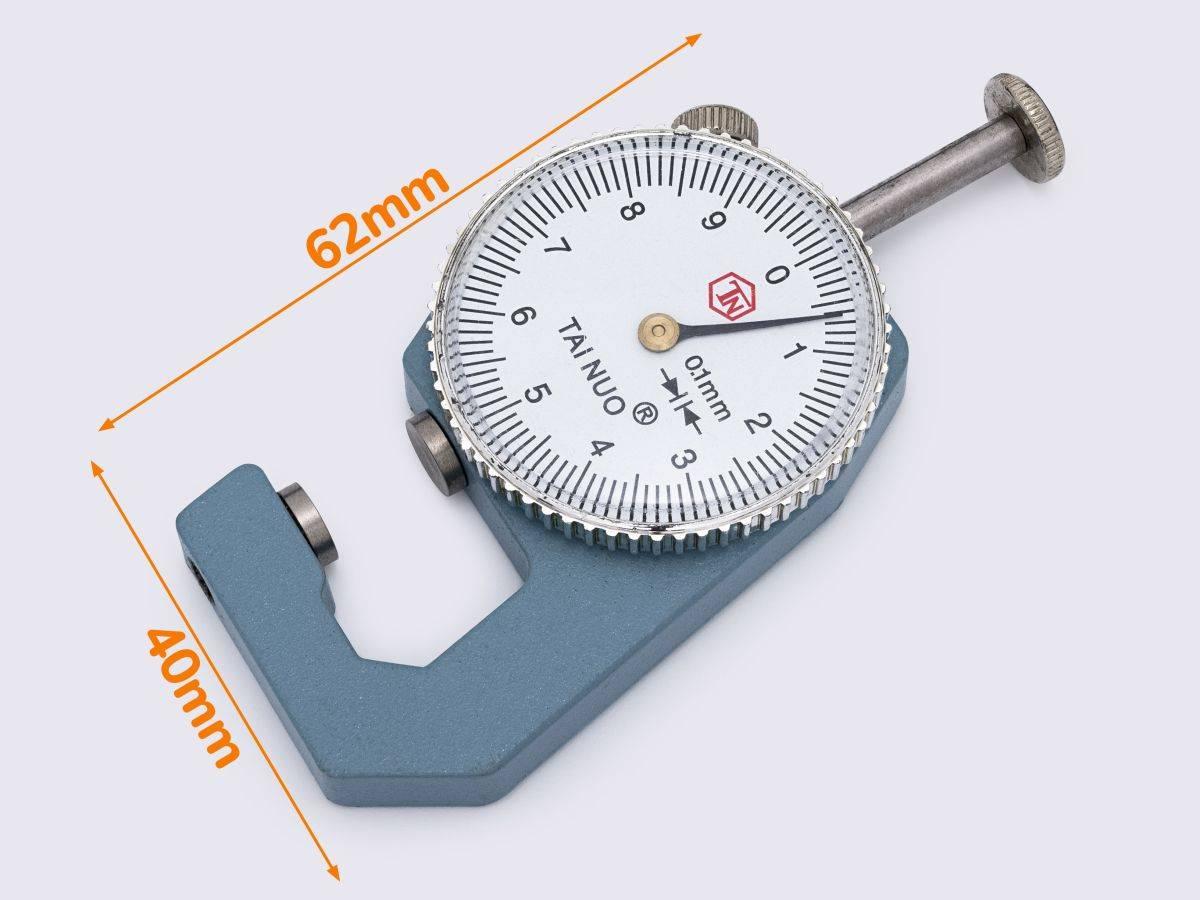 Вимірювач товщини шкіри - товщиномір 0-10мм (34-0103), фото 1