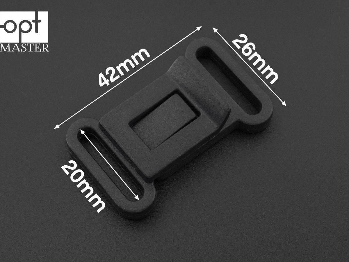 Фастекс пластиковий 20 мм чорний ФК-(В)20128, фото 1