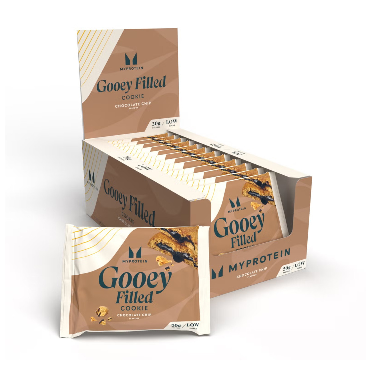 Protein Filled Cookie - 12x75g Chocolate Chip, фото 1