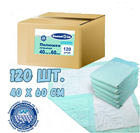 Пелюшки одноразові 40см х 60см 120 шт. Soft Normal "Білосніжка"