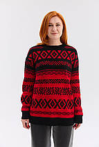 Джемпер "Ягода" (чорний-червоний), фото 2