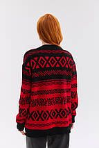 Джемпер "Ягода" (чорний-червоний), фото 3