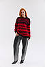 Джемпер "Ягода" (чорний-червоний), фото 7