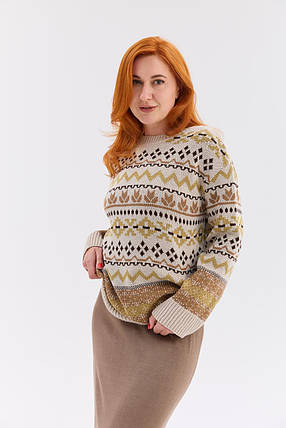 Джемпер "Шафран" (гірчичний), фото 1