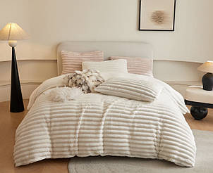 Тепла постільна білизна Mency Home Collection - молочний, фото 2