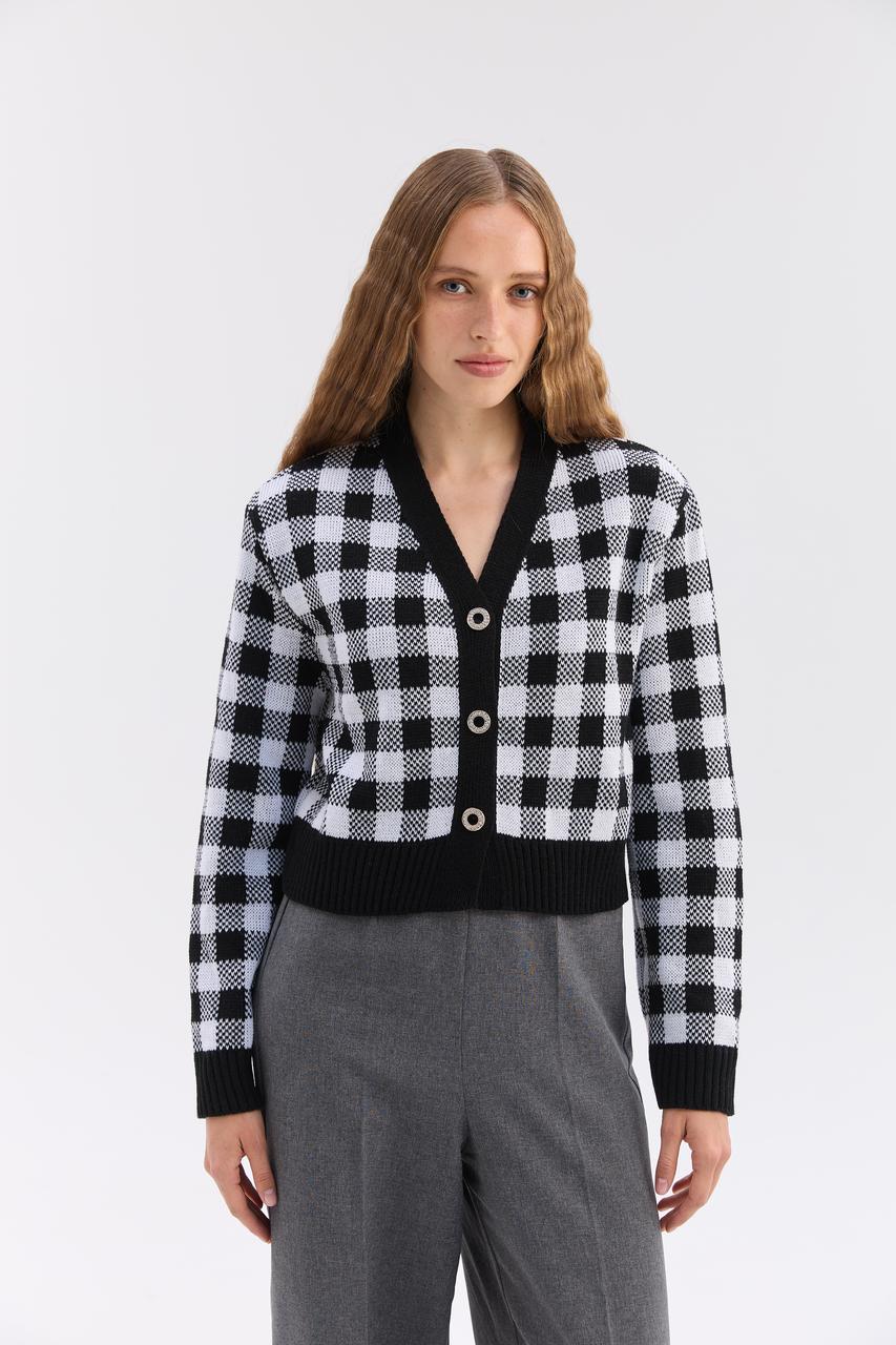 Жакет (чорний-білий)