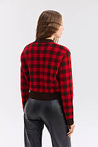 Жакет (шоколадний-червоний), фото 4