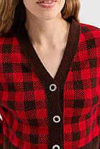 Жакет (шоколадний-червоний), фото 5