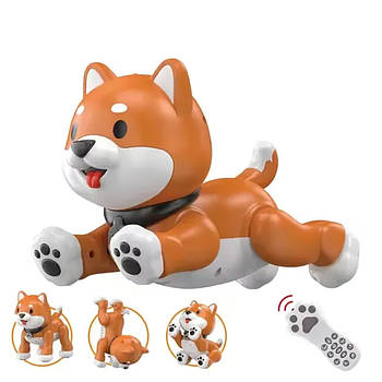 Собачка на радіокеруванні (акум. 3.7 V, USB, підсвічування, звук, музика, виконує команди) K 47 Штрихкод=80749