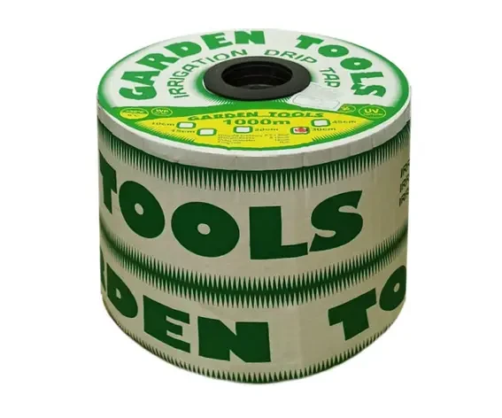 Крапельна стрічка 10 см 6 mil Garden Tools. Бухта 100 метрів, щілинна