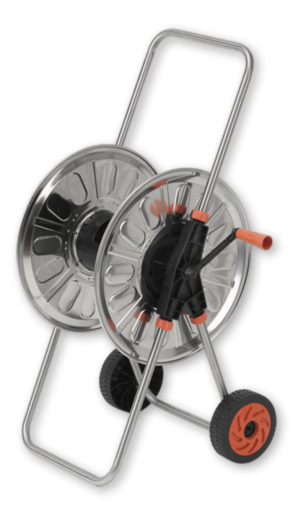 Візок для шланга 1/2'' 80 м, нержавіюча сталь, CARINOX, AG4280, фото 1
