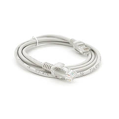 Патч-корд литий RITAR, CCA, UTP, RJ45, Cat.5e, 3m, сірий Q500(1966036814)