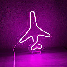 Неоновий світильник Літак 250х300 acr-n000089, фото 2