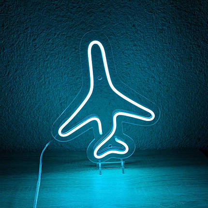 Неоновий світильник Літак 250х300 acr-n000089, фото 1