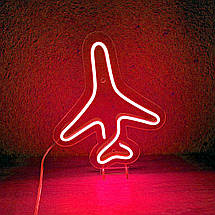 Неоновий світильник Літак 250х300 acr-n000089, фото 4