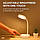 Акумуляторна гнучка світлодіодна настільна лампа для ноутбука, повербанка, читання у темряві, ліхтарик із зарядкою від USB 3W, фото 2
