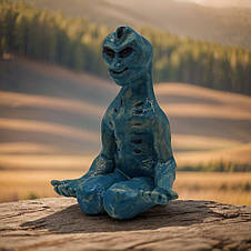 Керамічна фігурка ручної роботи / Статуетка для декору з кераміки, талісман для дому, фото 2