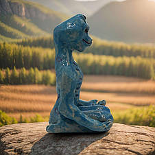 Керамічна фігурка ручної роботи / Статуетка для декору з кераміки, талісман для дому, фото 3