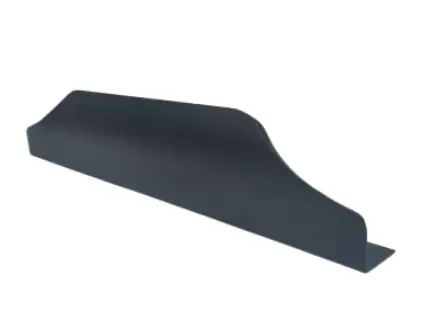 Ручка меблева 600mm Premium Hexa з фаскою Чорна матова, фото 1