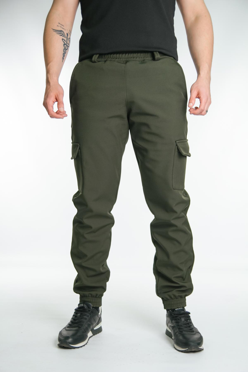 Тактичні штани чоловічі хакі, зручні військові штани мілітарі, міцні й практичні штани карго з кишенями - фото 1 - id-p2766430569