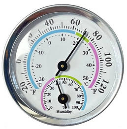 Аналоговий термометр-гігрометр 2в1, Ø58 мм