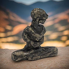 Керамічна фігурка ручної роботи / Статуетка для декору з кераміки, талісман для дому, фото 2