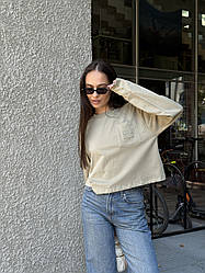 👕 Miu Miu Long Sleeve Crop T-Shirt Green S