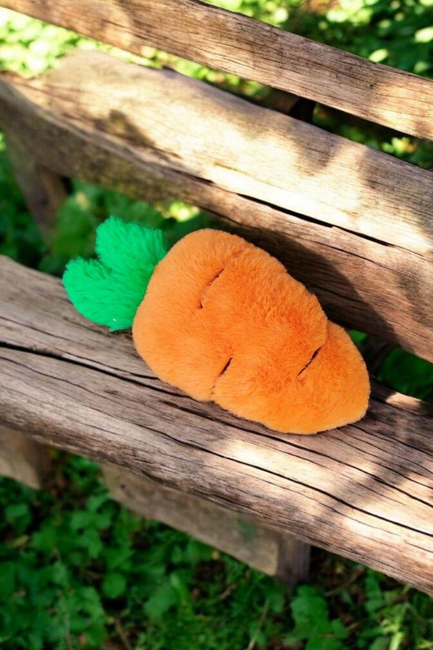 Морква плюшева 18см Подушка м'яка дитяча іграшка для малюків декоративна морква плюшева іграшка морковка, фото 1