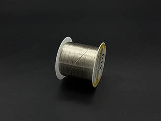 Мідний дріт для виготовлення прикрас. Колір срібний. 0,3мм 100м