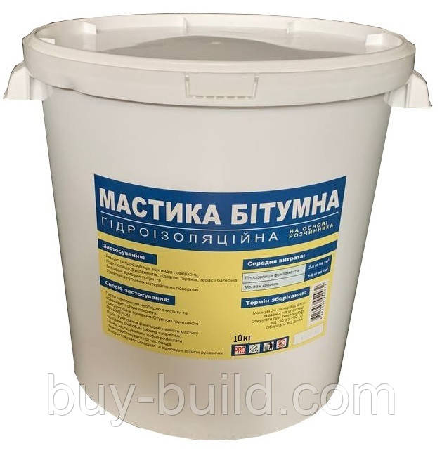 Мастика   Бітумно-гумова    (10  кг), фото 1