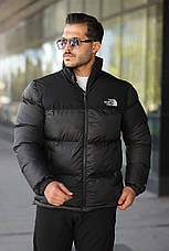 Куртка бежева чоловіча The North Face молодіжний зимовий пуховик Зе Норт Фейс TNF, фото 5