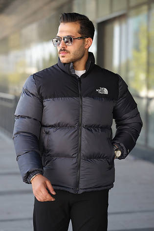 Куртка чоловіча The North Face молодіжний зимовий пуховик Зе Норт Фейс TNF, фото 1