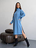 Плаття ISSA PLUS 14433 L блакитний, фото 2